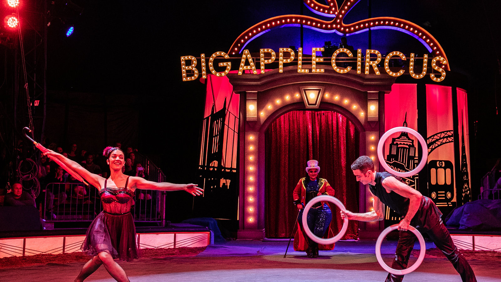 Gape at the Big Apple Circus at Lincoln Center
