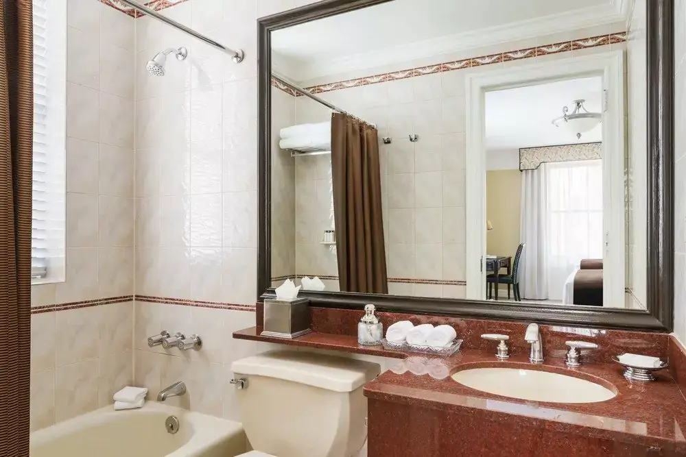 The Lucerne Hotel Accessible Double Bathroom