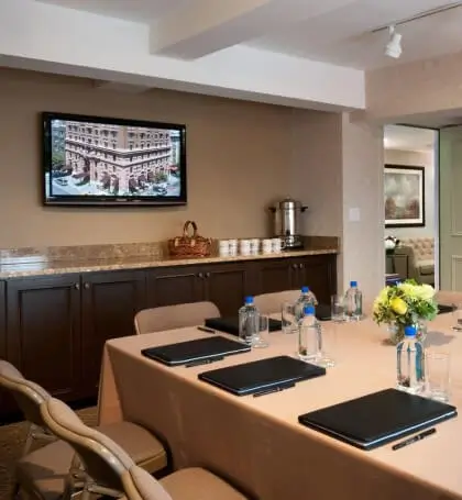 The Lucerne Hotel meeting room interior