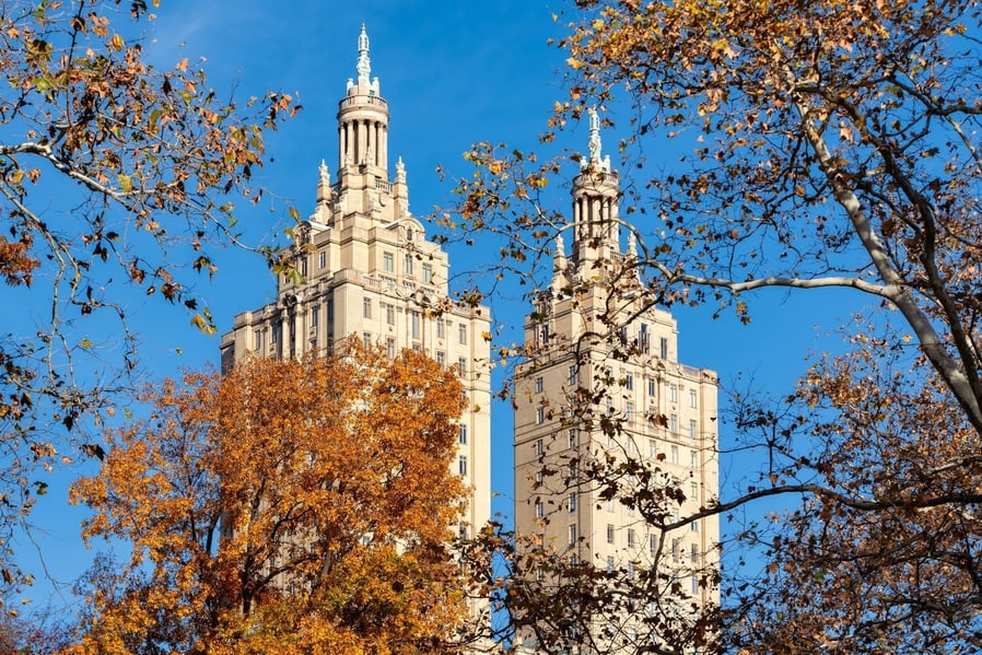 San Remo luxury building in Central Park with fall foliage - Image by Francois Roux / Shutterstock.com
